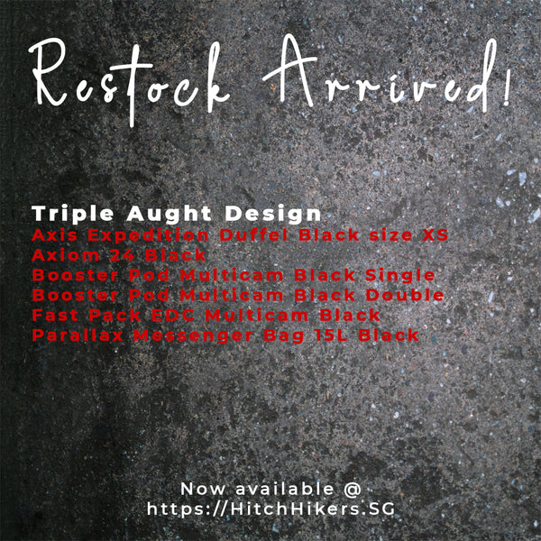 Triple Aught Design Sep19 Re-stock