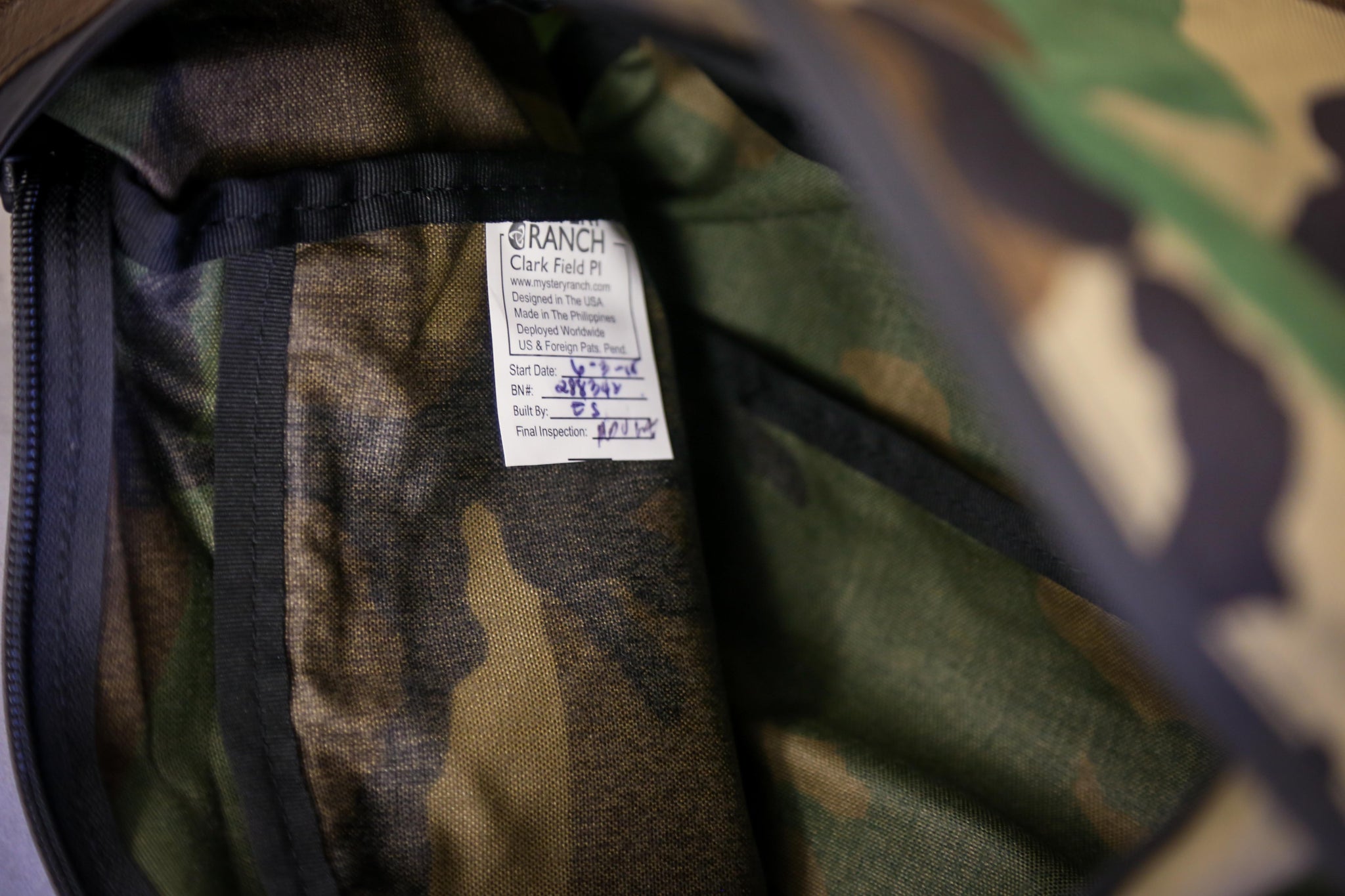 Mystery Ranch Load Cell Shoulder Bag in Woodland Camo
